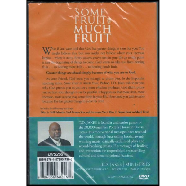 Some Fruit to Much Fruit (How God Prunes, Heals and Increases You (DVD)