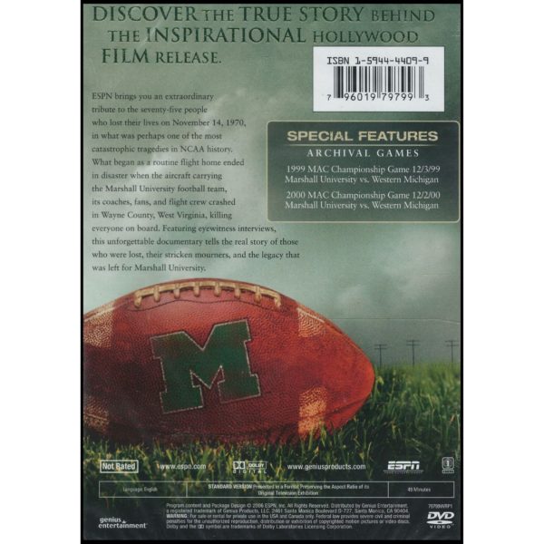Remembering Marshall: Looking Back at the Tragedy that Toughed the Nation (DVD)