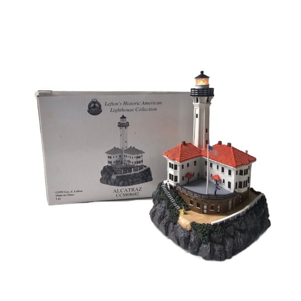1999 Lefton Alcatraz Lighthouse Historic American Light-up CCM08682