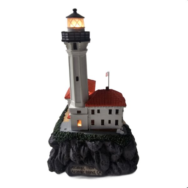 1999 Lefton Alcatraz Lighthouse Historic American Light-up CCM08682