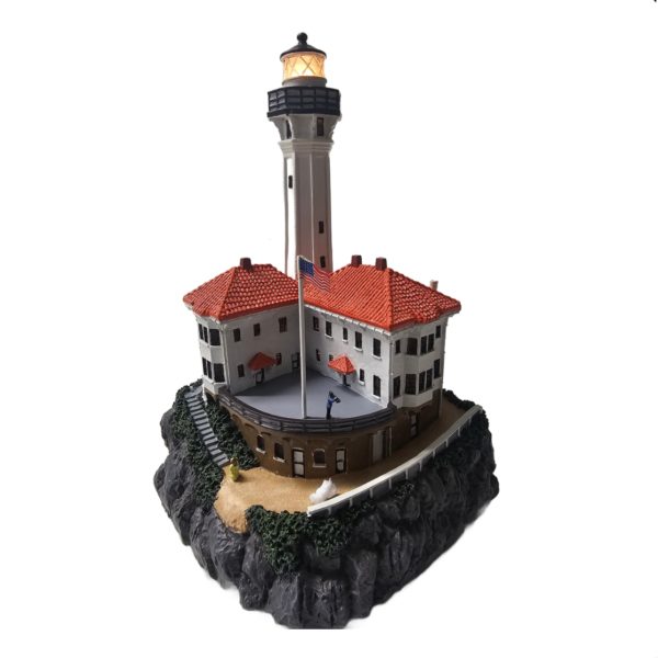 1999 Lefton Alcatraz Lighthouse Historic American Light-up CCM08682