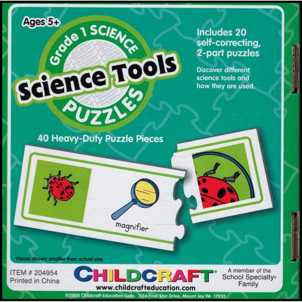 Grade 1 Science Puzzles - Science Tools
