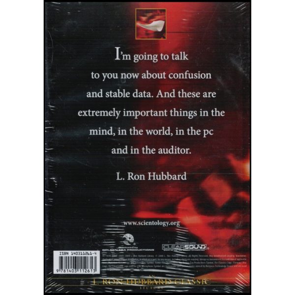 Confusion and Stable Data (A Scientology One Lecture) (Audio CD)