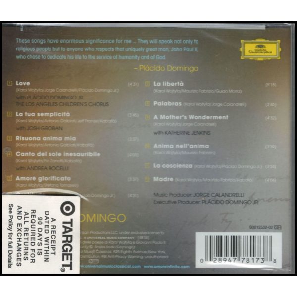 Amore Infinito (Music CD)