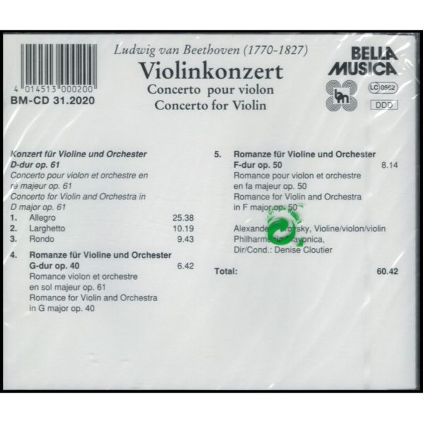 Violinkonzert (Music CD)