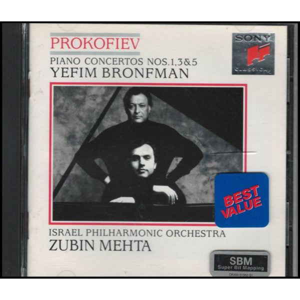 Piano Concertos Nos. 1, 3 & 5 (Music CD)