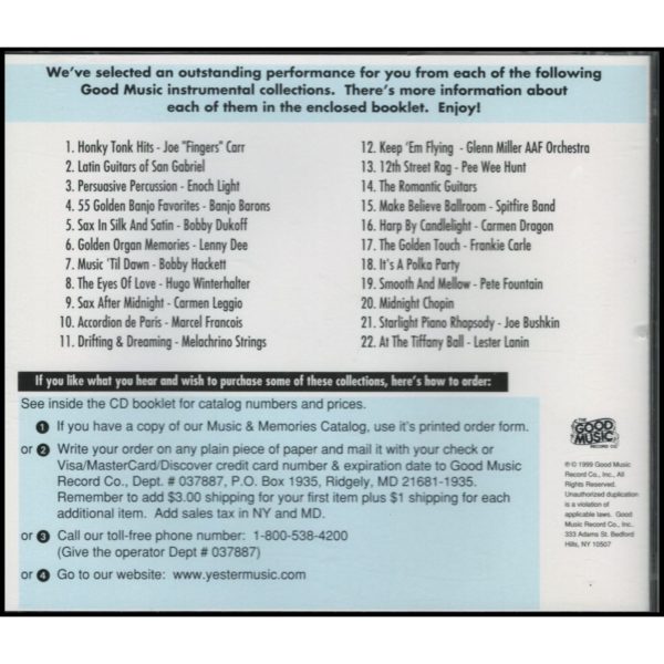 Instrumentally Yours: A Musical Sampler (Music CD)