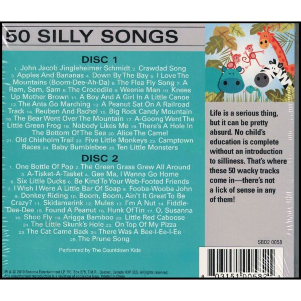 50 Silly Songs (Music CD)
