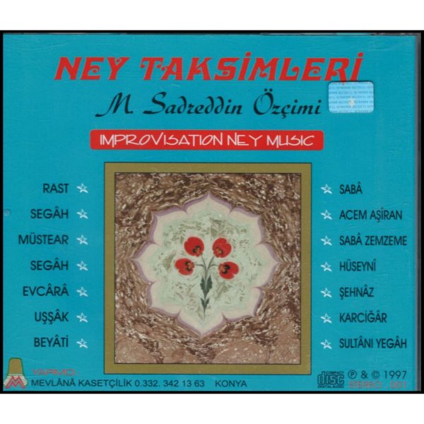 Ney Taksimleri (Music CD)