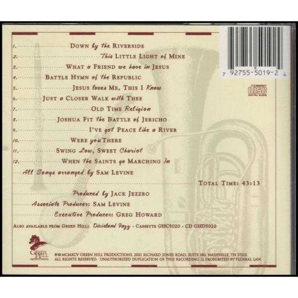 Dixieland Hymns (Music CD)
