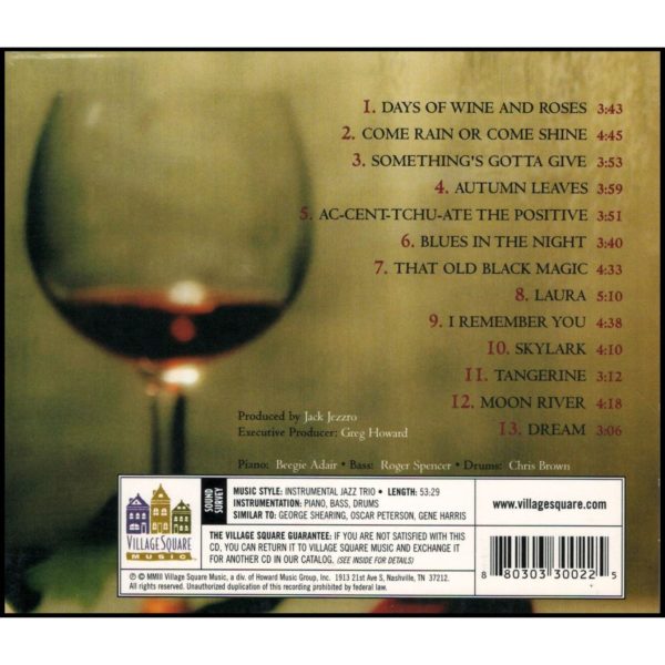 Days of Wine and Roses (Music CD)