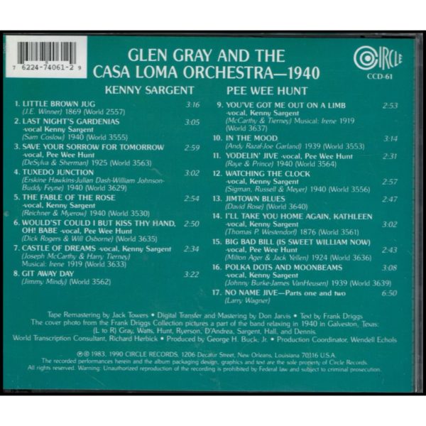 1940 (Music CD)