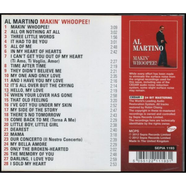 Makin' Whoopee! (Music CD)