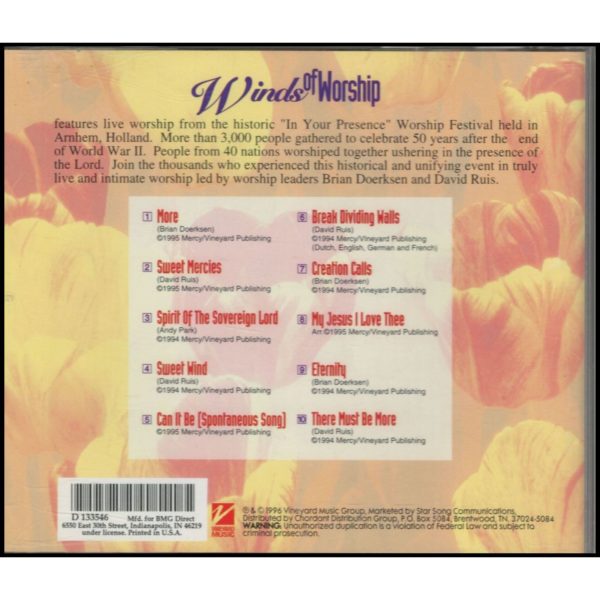 Winds of Worship 5: Live From Arnhem Holland (Music CD)