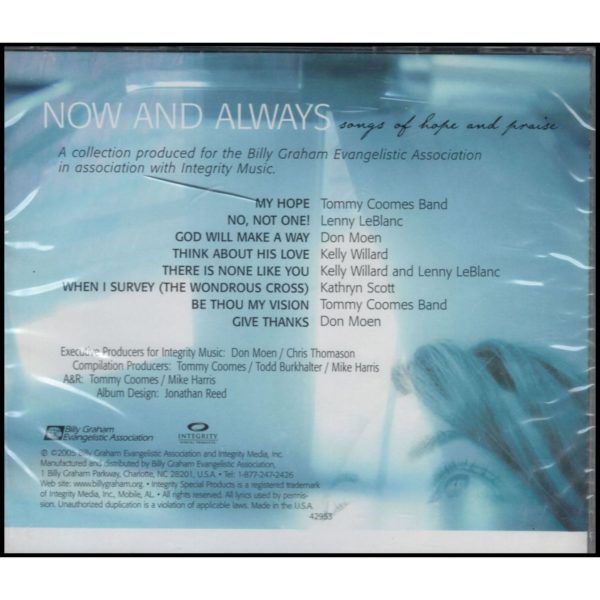 Now And Always: Songs of Hope And Praise (Music CD)