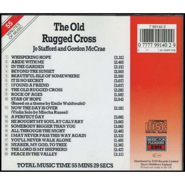 The Old Rugged Cross (Music CD)