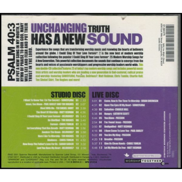 I Could Sing of Your Love Forever 2: Modern Worship Songs For a New Generation (Music CD)