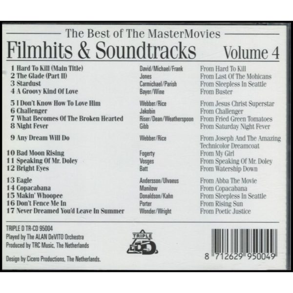 The Best of The MasterMovies: Filmhits & Soundtracks, Volume 4 (Music CD)