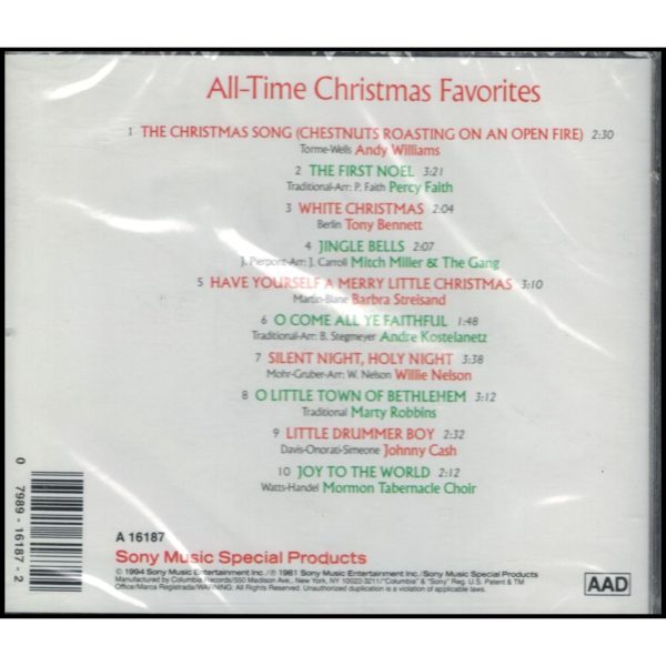 All-Time Christmas Favorites (Music CD)
