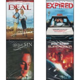 DVD Assorted Movies 4 Pack Fun Gift Bundle: The Deal  Expired  Original Sin  2012: Supernova
