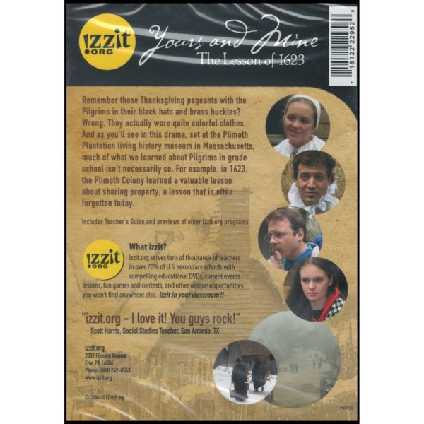 Yours and Mine: The Lesson of 1623 (DVD)