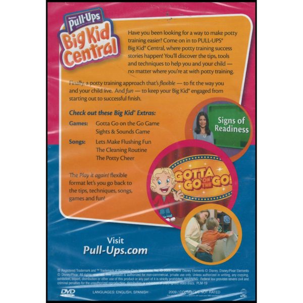 Pull-ups Big Kid Central Potty Training Success Dvd (DVD)