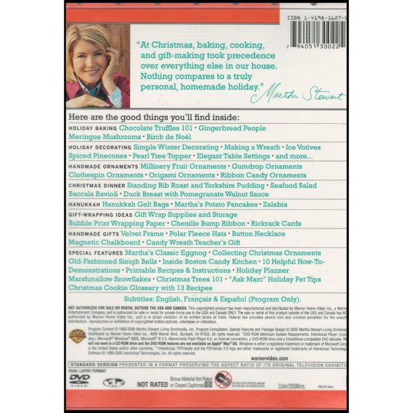 The Martha Stewart Holiday Collection - Homemade Holidays (DVD)