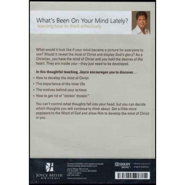 What's Been on Your Mind Lately? Learning How to Think Effectively (DVD)