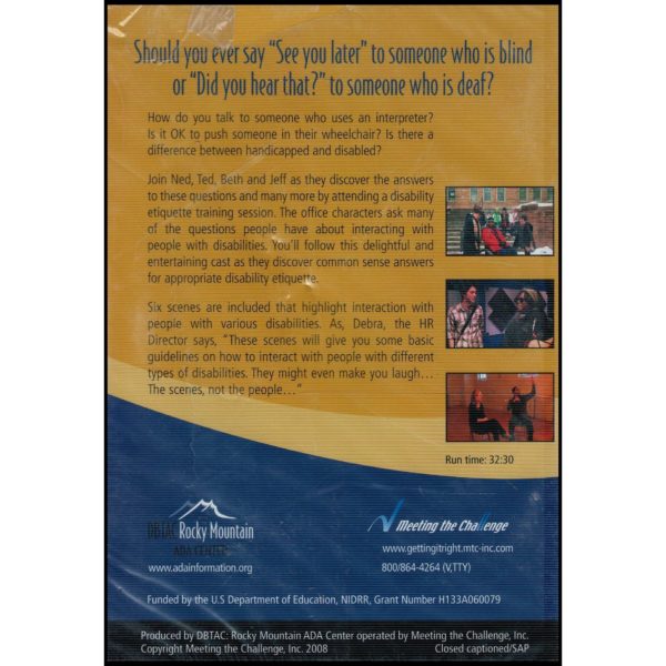 Getting it Right: Etiquette Tips (DVD)