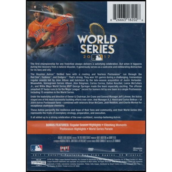 The 2017 World Series Champions: Houston Astros vs. Los Angeles Dodgers (DVD)