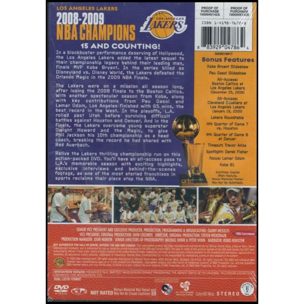 2008-2009 NBA Champions: Los Angeles Lakers (DVD)