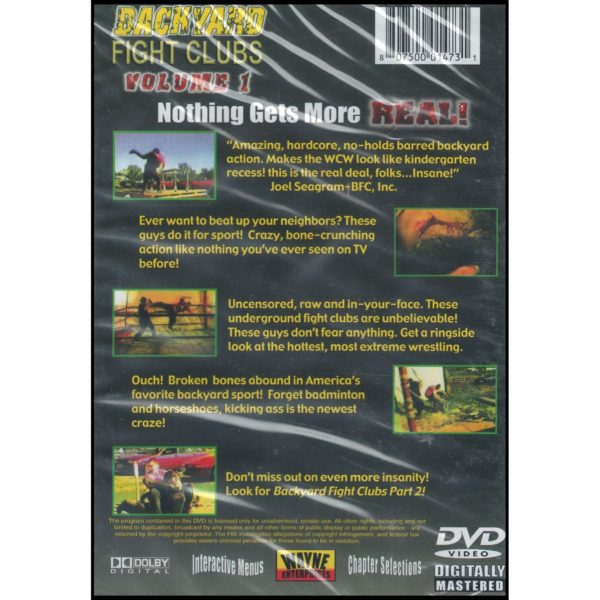 Backyard Fight Clubs Vol.1 (DVD)