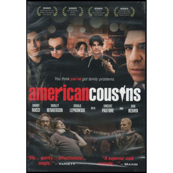 DVD Assorted Movies 4 Pack Fun Gift Bundle: Devious Beings  American Cousins  Jacked  Tour de Force