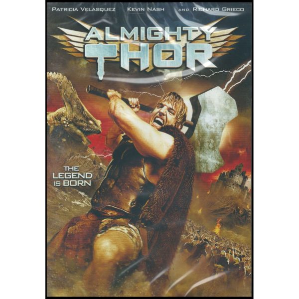 DVD Assorted Movies 4 Pack Fun Gift Bundle: Almighty Thor  Stealth Fighter  Shooting April  Red Faction: Origins