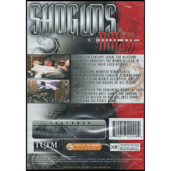 Shoguns Ninja: Sonny Chiba - An Epic Battle Lies Before Him (DVD)
