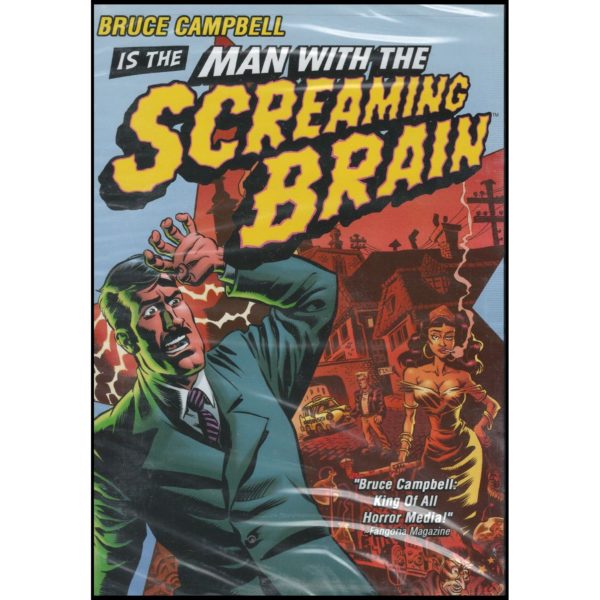 DVD Assorted Movies 4 Pack Fun Gift Bundle: Lady Street Fighter  Run Like Hell: In 2008 It's Hell To Be A Woman!  Man with the Screaming Brain   The Alice
