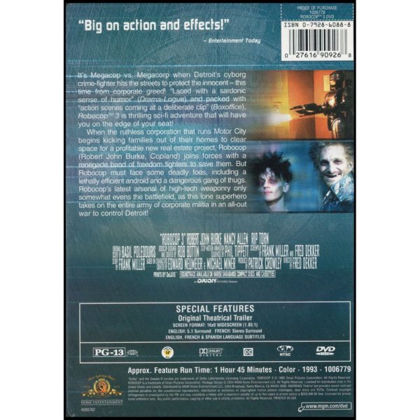 Robocop 3 (DVD)