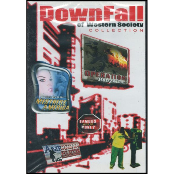 DVD Assorted Movies 4 Pack Fun Gift Bundle: Lady Street Fighter  Downfall of Western Society   Back Home   J.R.R. Tolkien - Master of the Rings - The Definitive Guide to the World of the Rings