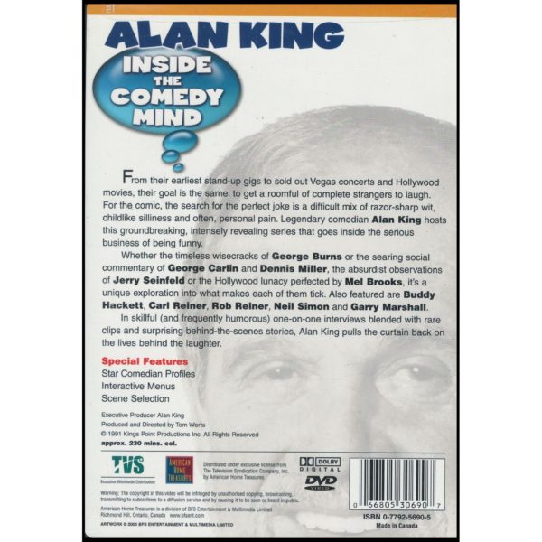 Alan King Inside the Comedy Mind: Gold Collection (DVD)
