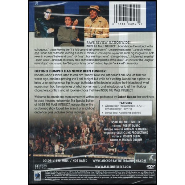 Robert Dubac's Inside The Male Intellect (DVD)