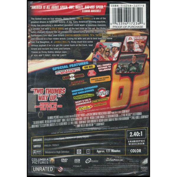 Team Marketing Talladega Nights: The Ballad of Ricky Bobby (UN/FS Edition) (DVD)