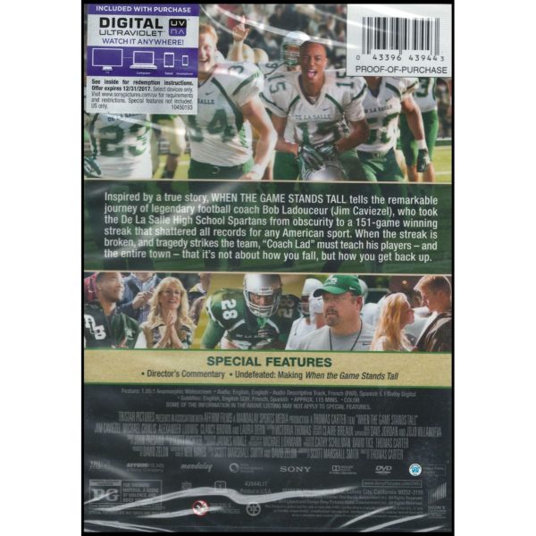 When the Game Stands Tall  (DVD)
