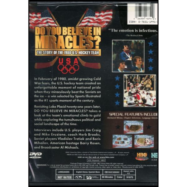 Do You Believe in Miracles? The Story of the 1980 U.S. Hockey Team (DVD)
