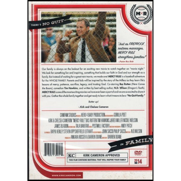 Mercy Rule, By Kirk and Chelsea Cameron (DVD)