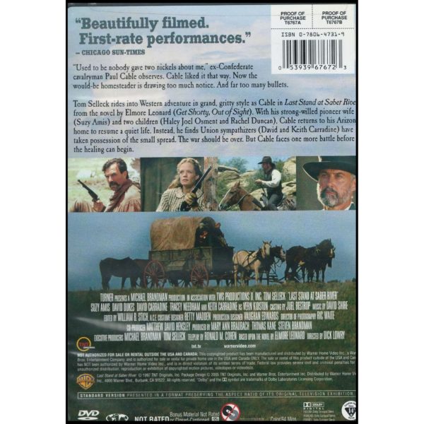 LAST STAND AT SABER RIVER - DVD Movie (DVD)