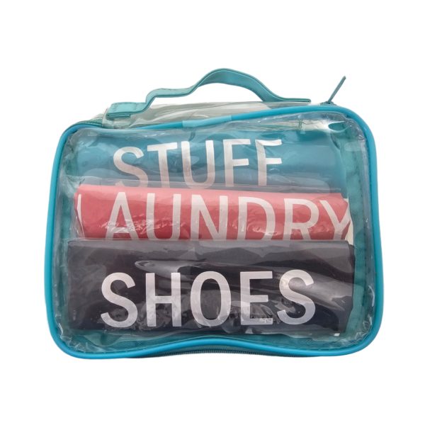 Gotta Go Travel Bags Set 4-Piece Stuff, Laundry, Shoes & Carry Case