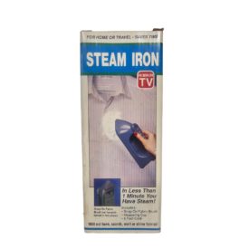 Vintage Steam Iron For Home Or Travel - In Less Than 1 Minute You Have Steam!