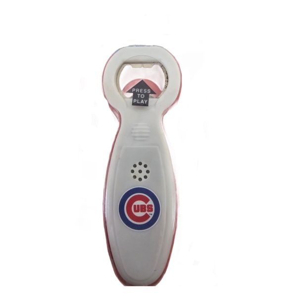 Chicago Cubs Automatic Talking Bottle Opener Chip Caray Official MLB (2004)