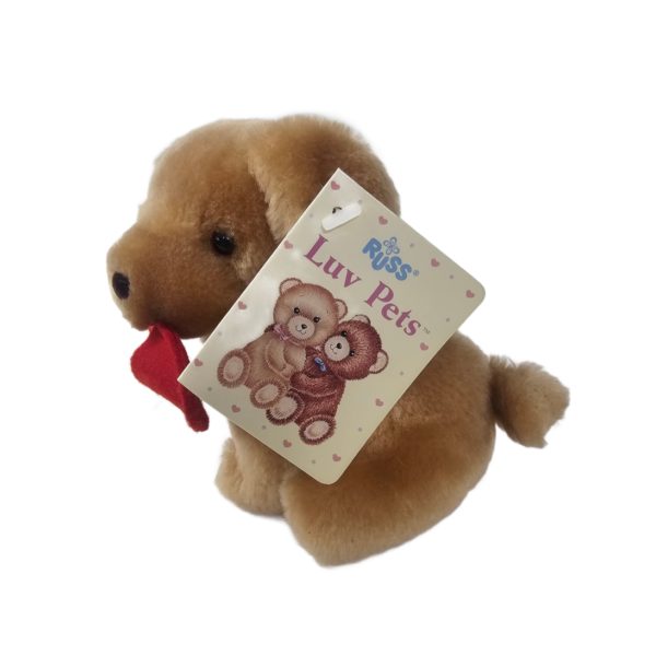 Russ Luv Pets "Max" The Golden Retriever Slipper In Mouth 5" Plush