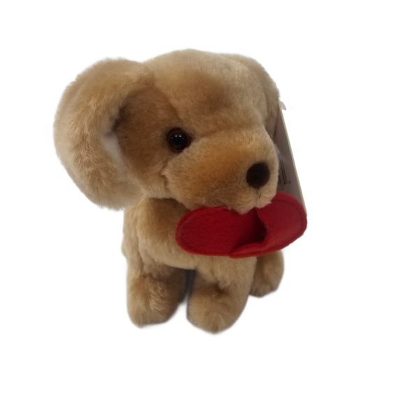 Russ Luv Pets "Max" The Golden Retriever Slipper In Mouth 5" Plush